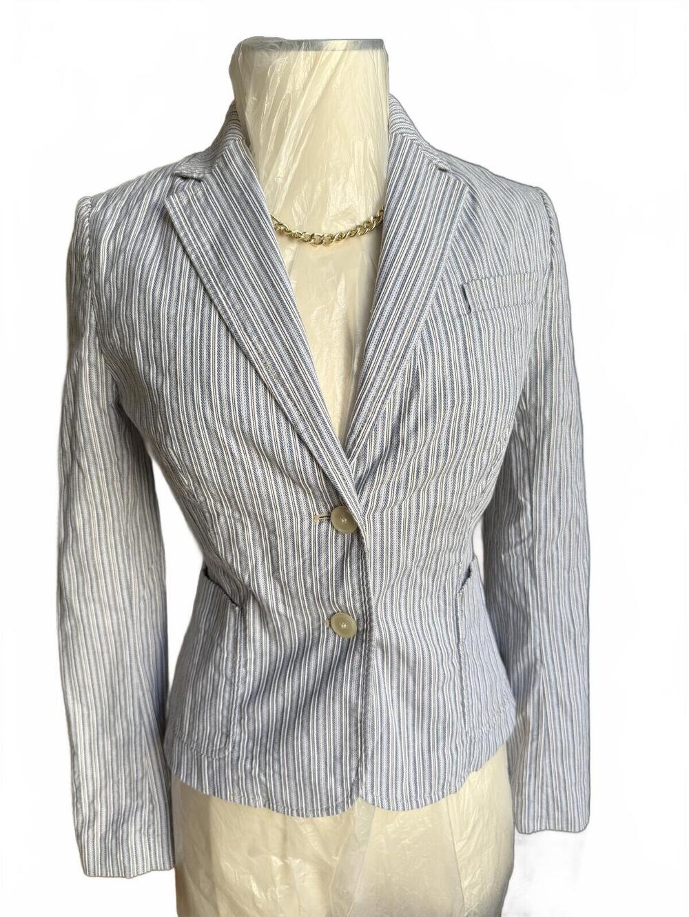 The Limited Striped Tailored Blazer Size 2